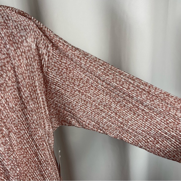 NWT LuLaRoe Kimono Mauve / Pink with White Flowers Size Small - Picture 5 of 10